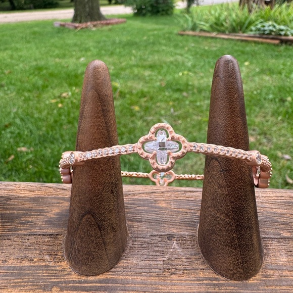 Rose Gold Freida Rothman Bangle - Picture 5 of 5